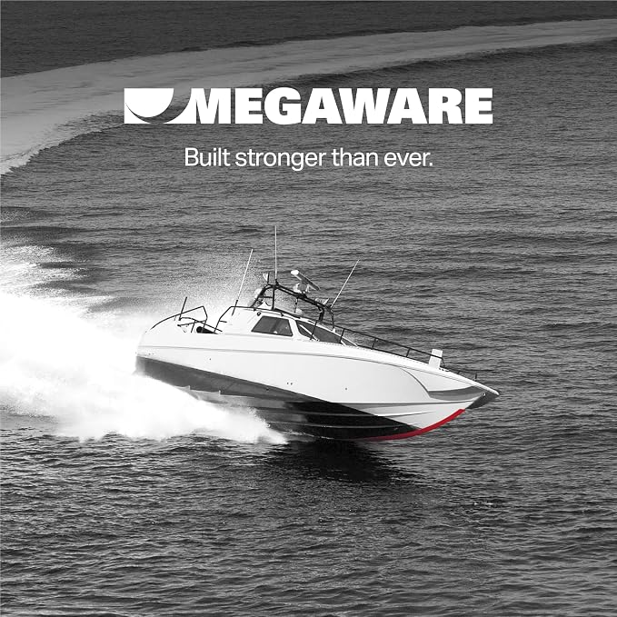 MEGAWARE KEELGUARD 27261 SKEGGUARD Fix Broken Motor Skeg, Prevent Damage | Protects skeg from wear and minor impacts, restores function to damaged or broken skegs, 316-Stainless steel with drain