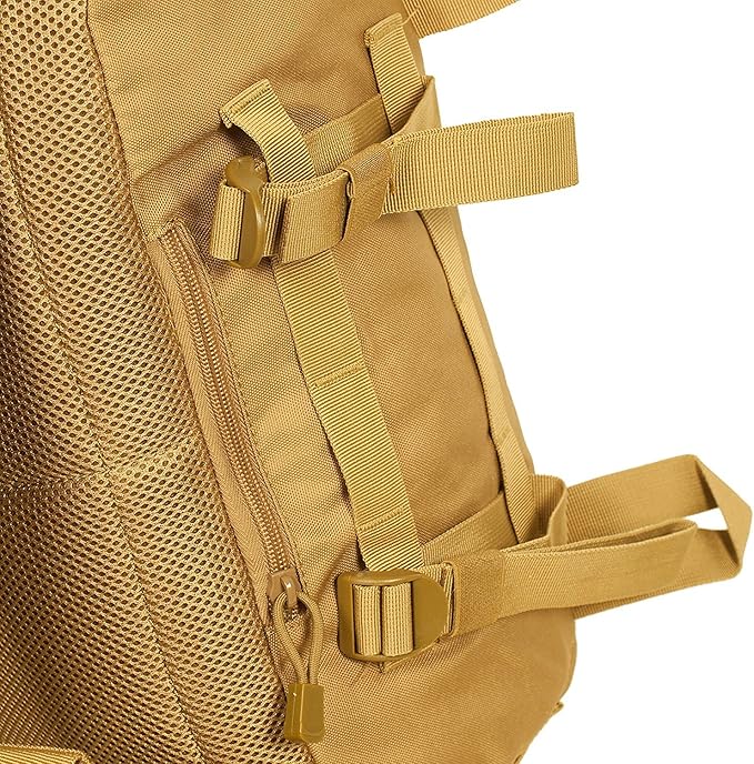 Seibertron Roving Motorcycle Riding Street Dirt Bike Waterproof Rucksack Backpack with Raincover (Khaki)