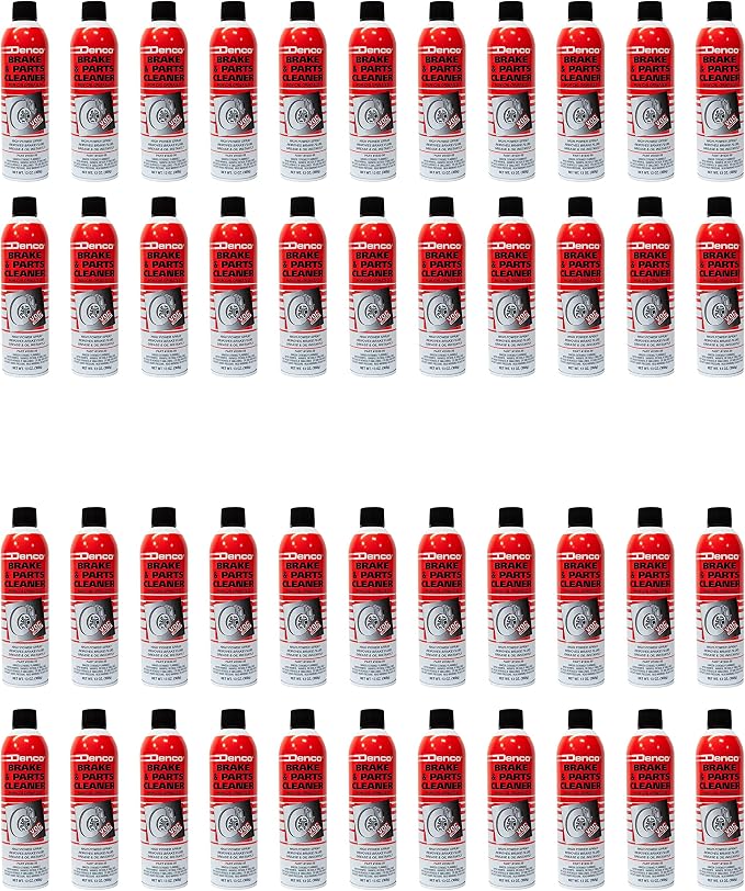 DENCO DISTRIBUTING, INC. #1930-50 Brake & Parts Cleaner Spray, 50-State Compliant, Non-Chlorinated, Fast-Drying Degreaser, Low Odor Aerosol, 15.3oz (13oz net wt) (Case of 44)