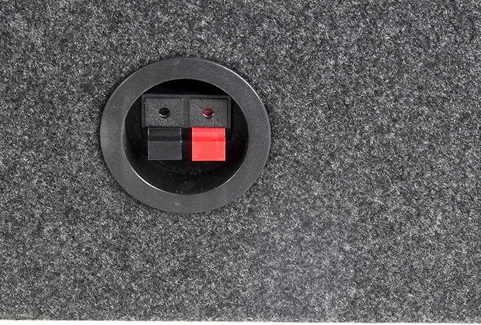 Q Power 12-Inch Sealed Slim Shallow Truck Subwooofer Box Enclosure | TW12-SINGLE