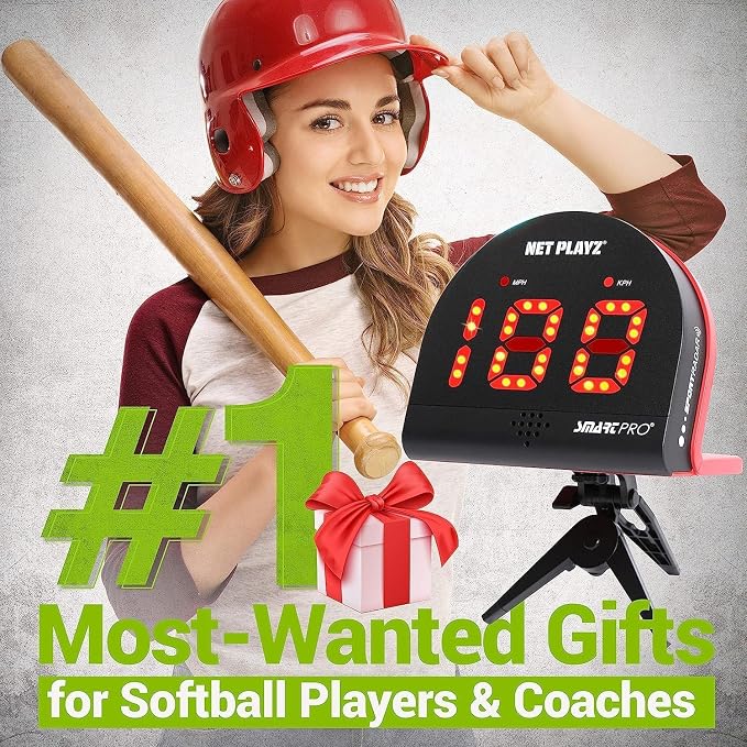 Softball Gfits Training Equipment & Gear - Radars, Speed Sensors (Hands-Free) Radar Guns, Pitching Speed Guns