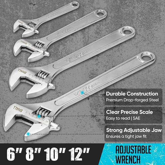 SHALL Water Pump Pliers & Wrench Set
