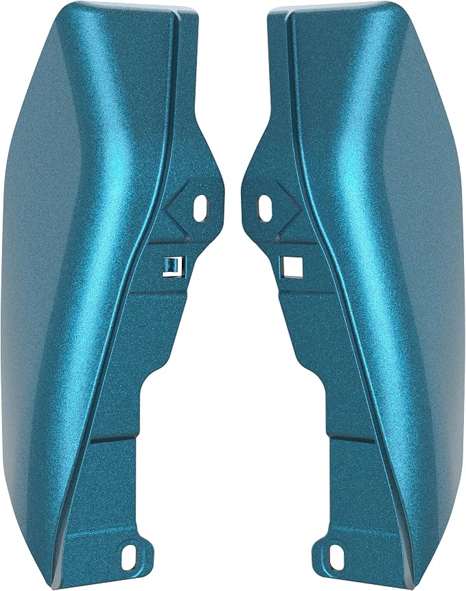 Color - Matched Mid Frame Air Deflectors Heat Shield, Perfectly Fit for Harley Touring Models 2009-2026 Tahitian Teal