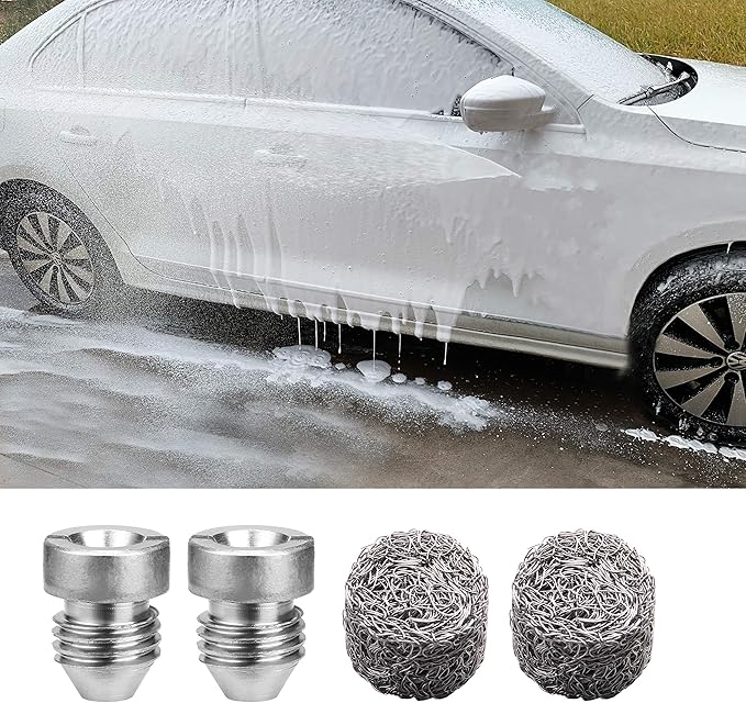 Tool Daily Short Pressure Washer Gun with Mini Foam Cannon, 1.1 mm Orifice for Foam Cannon and Foam Maker