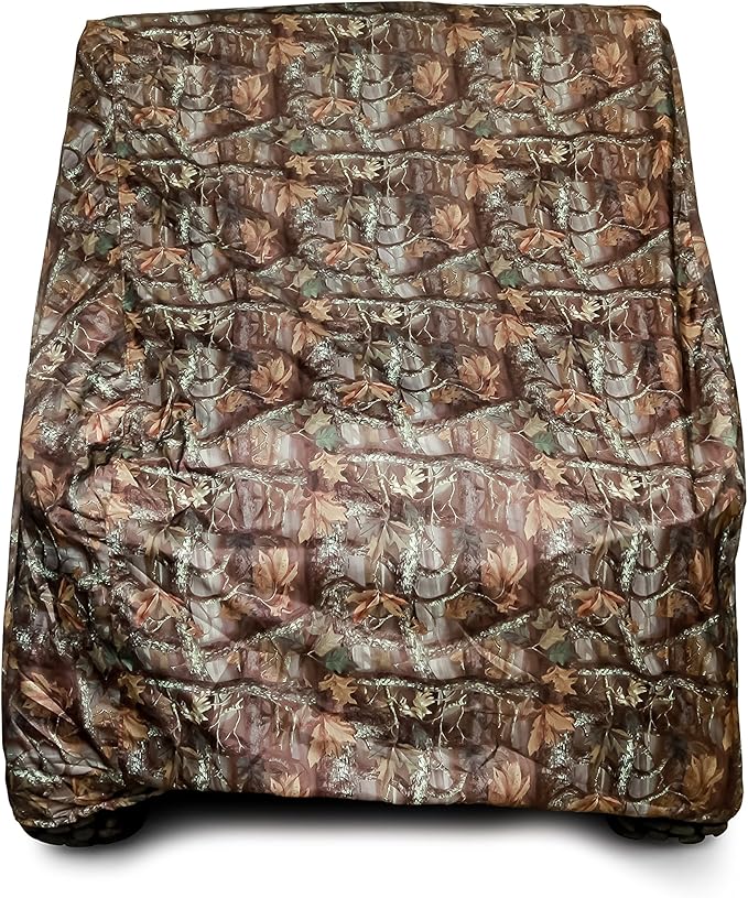 Black Boar UTV Cover - Features Waterproof Polyurethane Coating for Protection Against The Weather - Reinforced Grommets & Side Vents - Includes Storage Bag - Jungle Camo (66023)