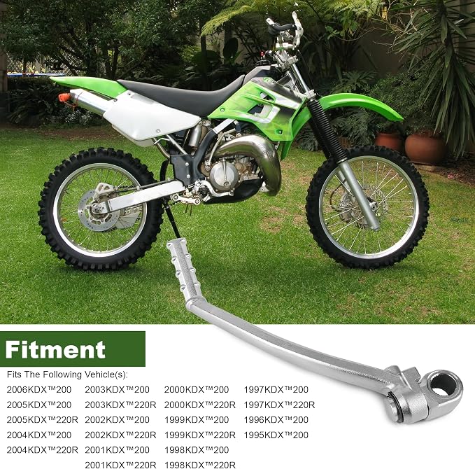 Kick Starter Lever Assembly 13064-1174 Compatible with Kawasaki KDX 200 / 220R 1995-2006