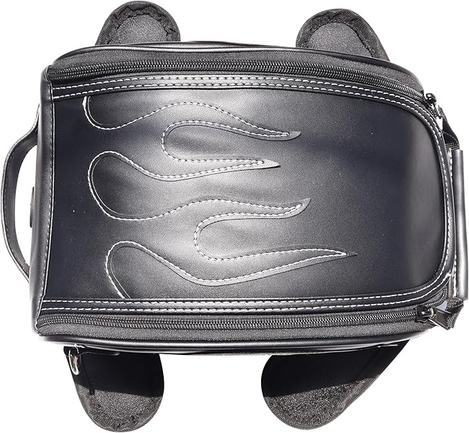 Universal Motorcycle Tank Bag Waterproof with Heavy Duty Strongest Magnetic Mount Gas Tank Bag Tool Bag Saddlebags for Harley Sportster Fatboy Dyna Softail Touring Honda Yamaha Suzuki Kawasaki