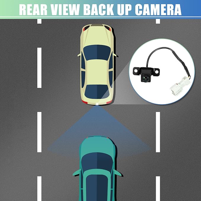 X AUTOHAUX Rear View Back Up Camera Rear Park Assist Reverse Camera 95760-2V100 for Hyundai Veloster Base 2012-2017