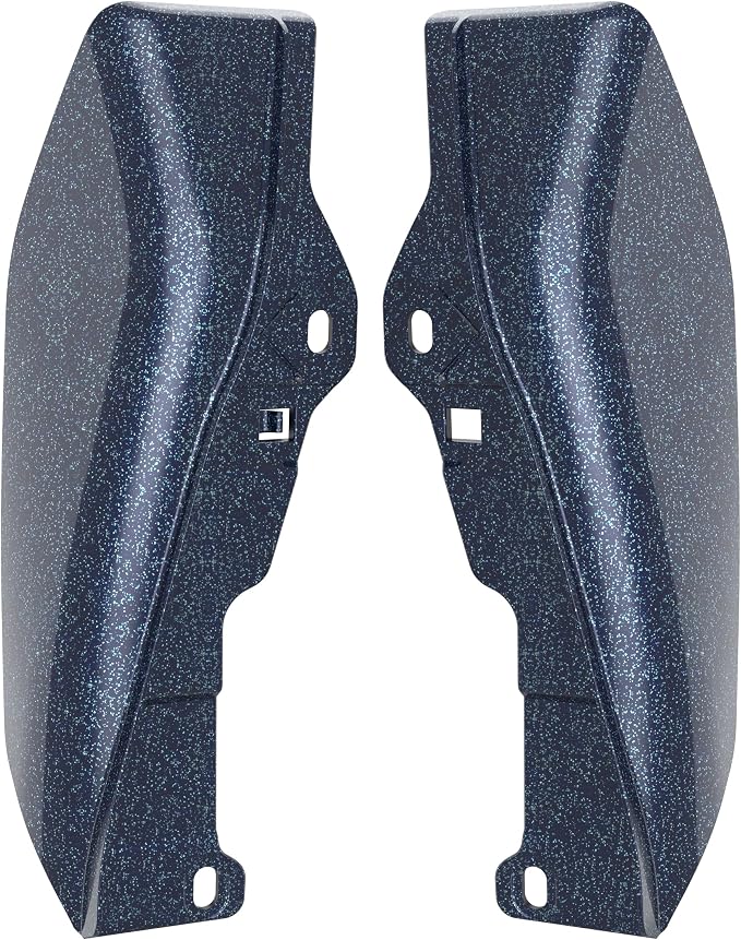 Color - Matched Mid Frame Air Deflectors Heat Shield, Perfectly Fit for Harley Touring Models 2009-2026 Cosmic Blue Pearl