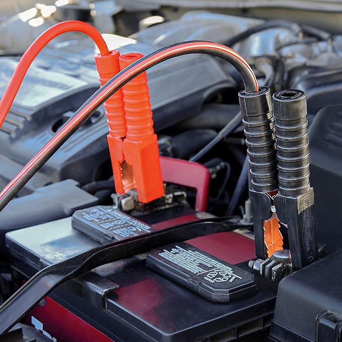 Slime 50154 Emergency Roadside Kit with Flat tire Repair and Booster Cables for Compact Cars, Standard Cars and Crossovers