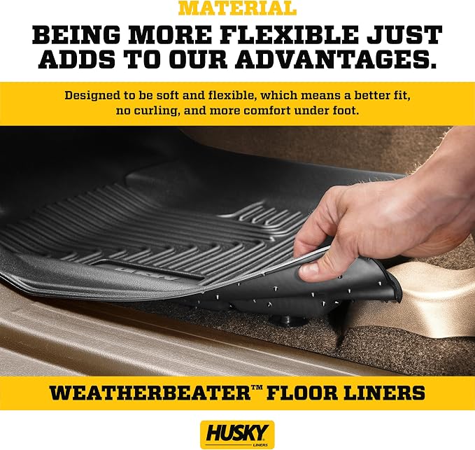 Husky Liners Weatherbeater Frunk Liner | Fits 2022-2026 Ford F-150 Lightning | Frunk, 1-pc. Black - 43341