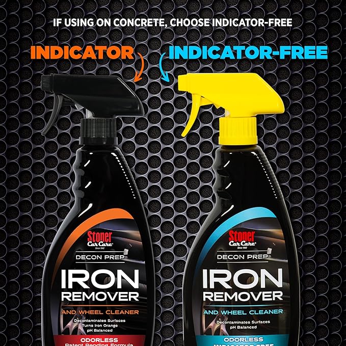 Stoner Car Care 92100 Iron Remover & Wheel Cleaner – Odorless Iron Fallout & Brake Dust Remover for Paint, Wheels & Glass – pH Balanced Rust Decontaminant – 22 fl oz