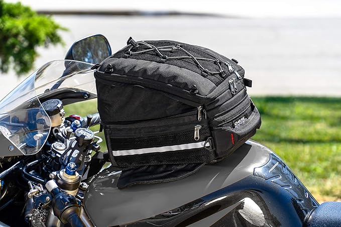 Chase Harper USA 800 Magnetic Tank Bag - Water-Resistant, Tear-Resistant, Industrial Grade Ballistic Nylon with Anti-Scratch Rubberized Polymer Bottom and Super Strong Neodymium Magnets