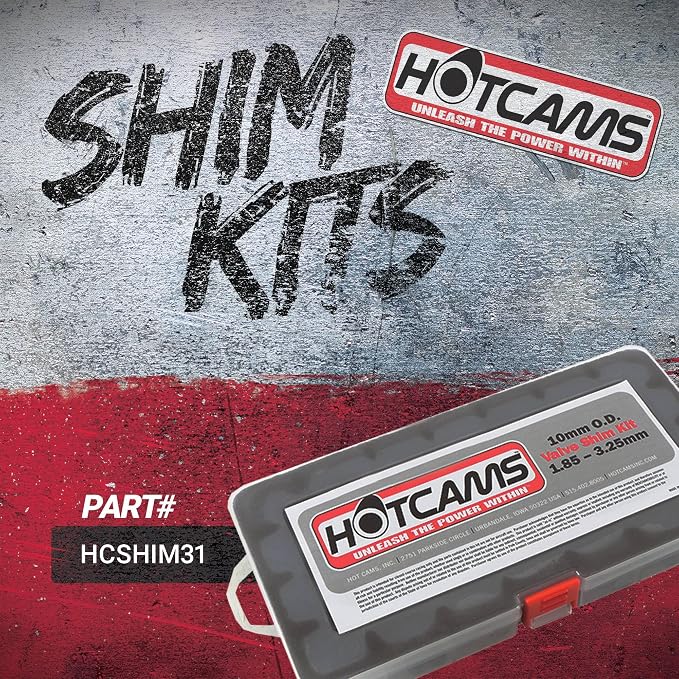 Hot Cams 10.00mm Complete Valve Shim Kit HCSHIM31 for Various KTM Adventure Street Super Duke & Enduro Dirt Bikes