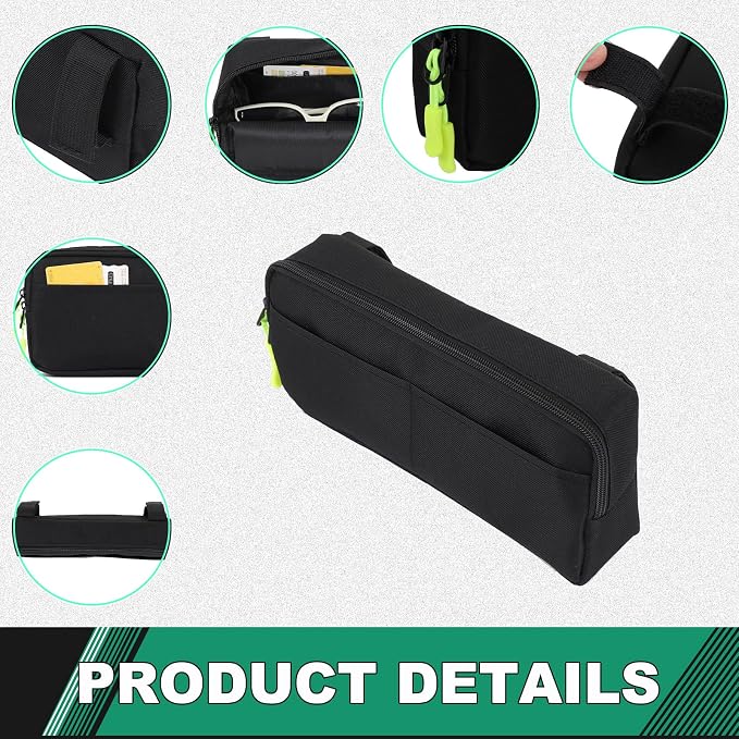 TOYCIDFG Gear Shift Side Hanging Storage Organizer Bag Compatible with Toyota Tacoma 2024 2025 2026, Car Interior Organizer Accessories