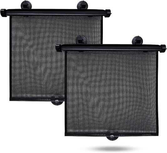 EcoNour Car Window Shades for Windows (2 Pack) | Shade Automotive Interior Sun Protection Large Offers Complete from UV Rays and Glare 18" x 20"