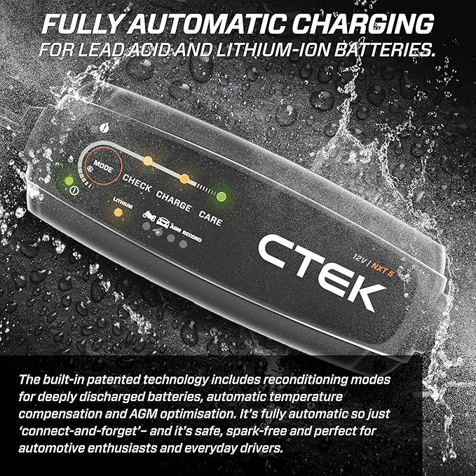 CTEK 40-658 NXT 5 Fully Automatic 4.3 amp Battery Charger and Maintainer 12V