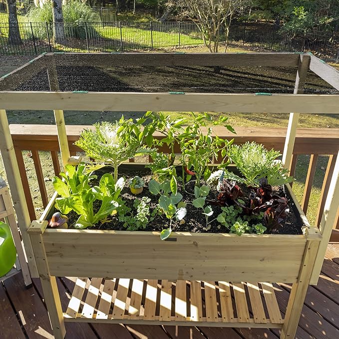 Coolaroo 50% UV Block Garden Shade Cloth for Plants - Tear-Resistant Breathable Shade Fabric for Greenhouses, Seedlings & Early Growth, 6ftx100ft Roll, Black