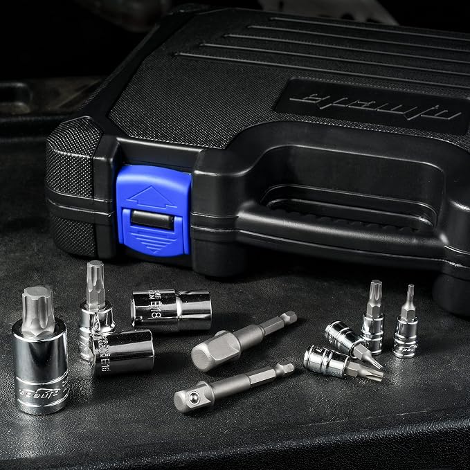 EPAuto Torx Bit Socket and External Torx Socket Set 63-Piece Set