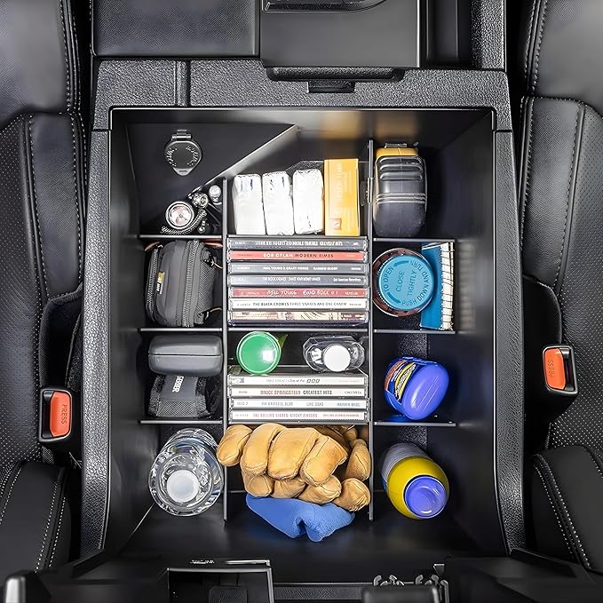 Vehicle OCD - Center Console Divider and Tray Organizer for Toyota Tundra (2014-2021) - Made in USA - SLX502