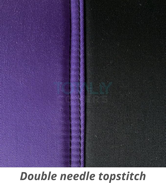 Totally Covers Compatible with 1990-2000 Mazda MX-5 Miata Seat Covers: Black and Purple (22 Colors) Bucket