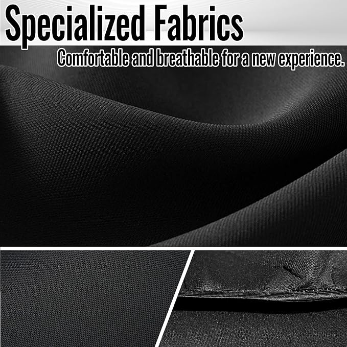 40/20/40 Split Seat with Molded Headrest Front Seat Covers for Ford F250 F350 F450 F550 2002-2010 40/20/40 Split Seat with Molded Headrest and Shoulder, Knitted Fabric Soft Foam - Black