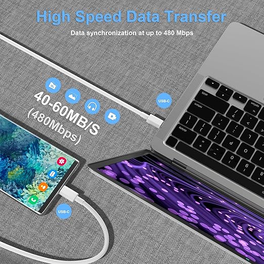 2Pack for Apple USB C to USB C Charging Cable 1ft 60W,Short Type C to Type C Fast Charger Cord,for iPhone16 E/17/Air/15/Pro/Plus/Pro Max,for MacBook Pro/Air,for iPad Pro12.9/11in,Air 4/5,Mini 6/7