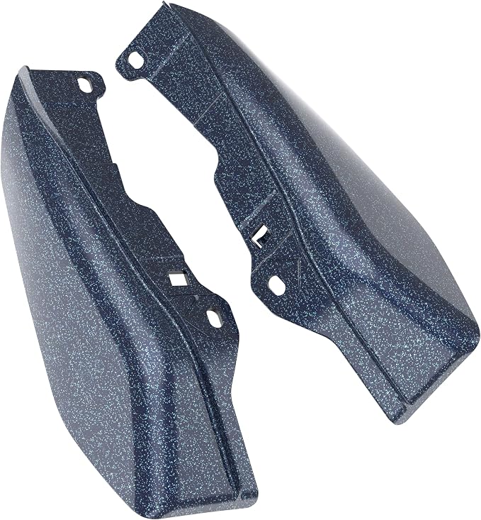 Color - Matched Mid Frame Air Deflectors Heat Shield, Perfectly Fit for Harley Touring Models 2009-2026 Cosmic Blue Pearl