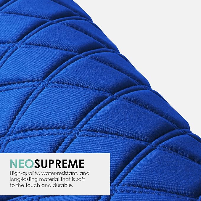 FH Group Custom Fit Car Seat Covers Specifically Made for 2016–2022 Honda Pilot, 3 Row Full Set Blue Ultraflex Neoprene, Waterproof Car Seat Cover, Honda Accessories