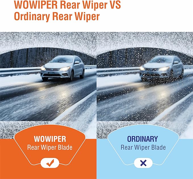 13 inch (A334H) Rear Wiper Blade Replacement for Mercedes-Benz GLC300 2020-2016 GLC350e GLC63 AMG GLC63 AMG S 20-18 /BMW X1 15-12 /Land Rover Discovery 20-17 Back Windshield Wiper +More
