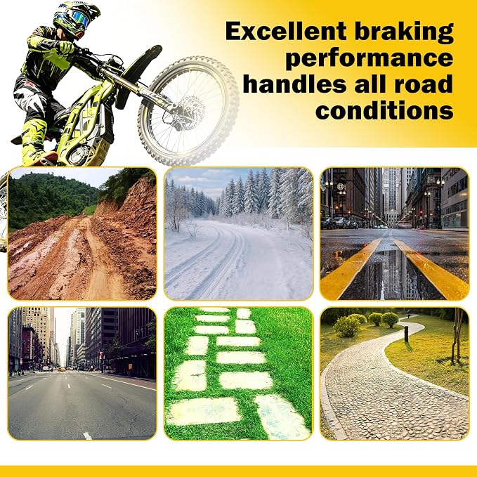 Rear Hydraulic Brake Kit & Brake Caliper Master Cylinder Assembly for Surron Light Bee X Segway X160 X260 Talaria Sting MX3/R MX4/XXX Electric Dirt Bike Parts
