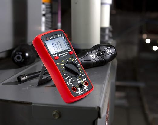 Triplett MM300 True RMS 2000 Count Manual Ranging Digital Multimeter with Certificate of Calibration to NIST - AC/DC Voltage, AC/DC Current, Resistance, Temperature, Diode, Continuity