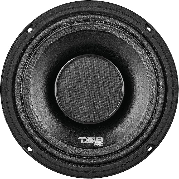 DS18 PRO-HY8.4B 8" Hybrid Mid-Range Car Audio Loudspeaker with 1" VC Built-in Compression Driver Horn, 500W Max 250W RMS 4 Ohms (1 Speaker)