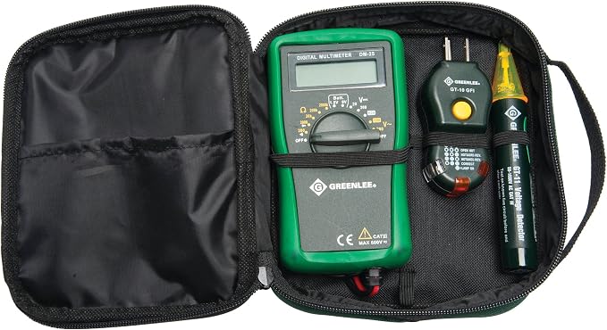 Greenlee - Electrical Kit, Gfci, Elec Test Instruments (TK-30AGFI), 10 x 8 x 3"