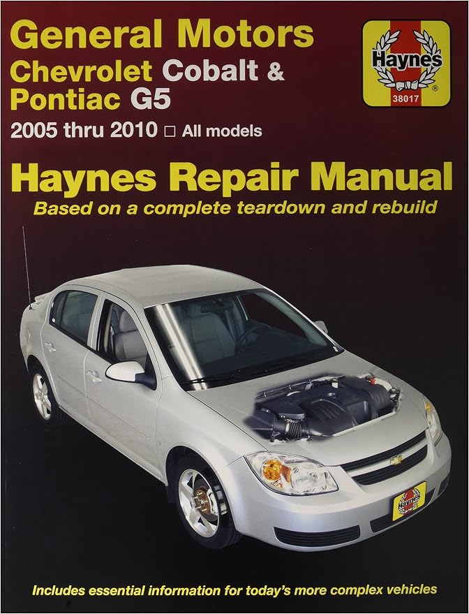 Chevrolet Cobalt & Pontiac G5 Haynes Repair Manual (2005 - 2009)