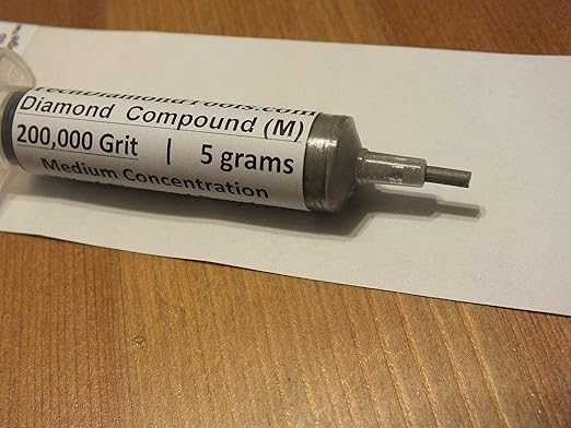 TechDiamondTools Kit of 3 Diamond Polishing Compound Polishing Paste USA Made 14000 100000 200000 Grit for Marble Glass Metal Rock Jewelry Resin Silver Gemstone 25% of Diamond Powder