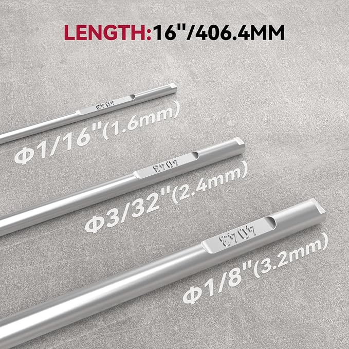 ARCCAPTAIN Aluminum TIG Welding Rod ER4043, Welding Wire Filler Rod, 1/16" X 16", 5LB