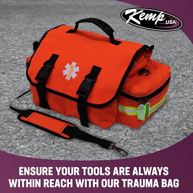 Kemp USA First Responder Trauma Bag-Orange