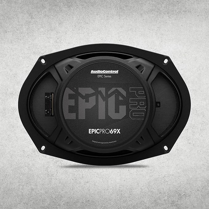 AudioControl EPICPRO69X Epic PRO 6x9 Midrange Car Speakers Set (Pair), 300W Max, 4 Ohm, Rear or Front Door Speakers for Truck or Car Audio System, Pro Audio High SPL Component Speakers