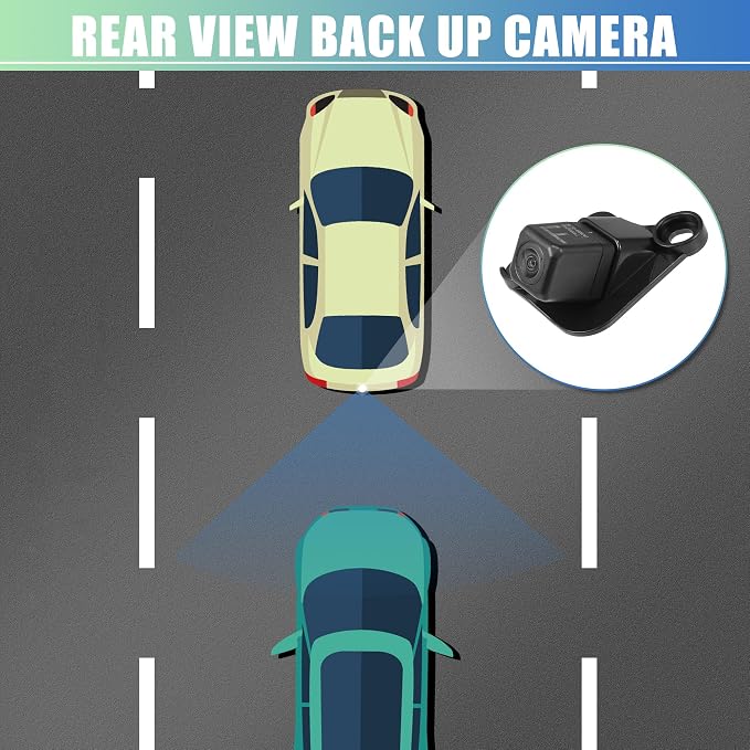 uxcell Rear View Back Up Camera Rear Park Assist Reverse Camera for Toyota Tacoma 2017-2023