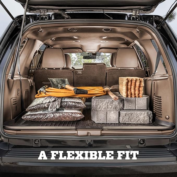 Husky Liners Weatherbeater Cargo Liner | Fits 2018-2024 Ford Expedition, 2018-2024 Lincoln Navigator | 1-pc Black - 23431