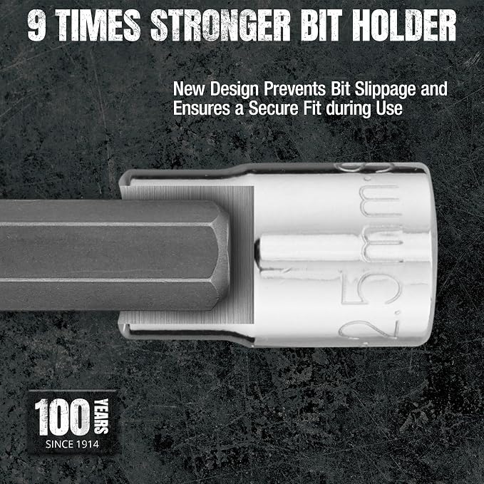 SK Tools USA 1/4" Drive, 6 Piece, Standard, Metric, Chrome Hex Bit Socket Set: 2MM - 6MM | 19732