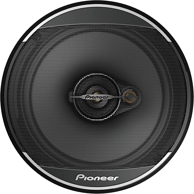 PIONEER A-Series Standard TS-A1671F 6.5” 3-Way Speakers (Pair) – 320W Max, Balanced Sound + Smooth Treble, Enhanced Bass, Ideal Factory Upgrade, Installation Adaptors Included