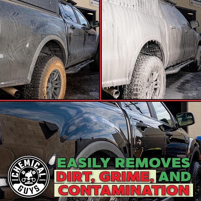 Chemical Guys CWS20816 Watermelon Snow Foam Car Wash Soap, (Works with Foam Cannons or Bucket Washes) Safe for Cars, Trucks, Motorcycles, RVs & More, 16 fl oz, Watermelon Scent