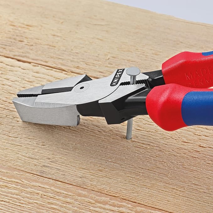 Knipex 09 02 240 SBA 9.5-Inch Ultra-High Leverage Lineman's Pliers & Tools 74 21 200, 8-Inch High Leverage Angled Diagonal Cutters