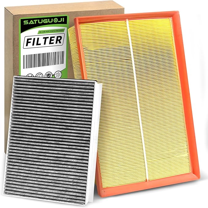 Engine and Cabin Air Filter Set Compatible with Mercedes Sprinter Van 2500 3500 2010-2018, for Dodge/Freightliner Sprinter 2500 3500 A0000903751 9068300318 A0000902651