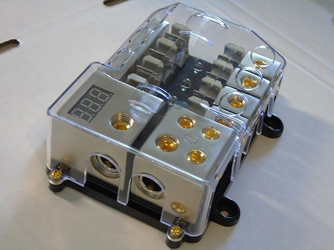 TEP 1 in 4 Out AGU Fused Eye Candy 0 4 Gauge Power Distribution Blocks Block 12V Car Truck Mobile Offroad