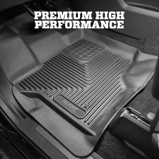 Husky Liners X-act Contour Floor Mats | Fits 2020-2026 Ford Explorer | Front Row, 2-pc Black - 54871