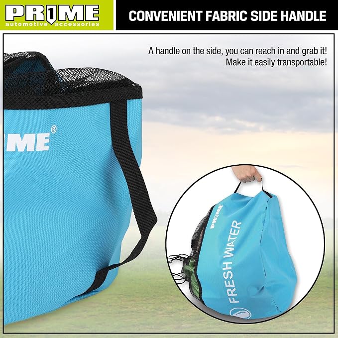 PR1ME 4 Pack Waterproof RV Hose Bag Storage, Utility Bag for Sewer Hose, Camper and RV Accessories, 4 Colors for Sewer and Fresh Water Hoses, Electrical Cords, Camper Tools Accessories