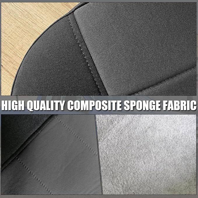 SAPUBK Custom-Fit Front Seat Covers Replace for 1995-2000 Toyota Tacoma 60/40 High Front Bench with Headrests & Center Console,Knitted Fabric Composite Soft Foam Lining Airmesh Breathable Seat Cover